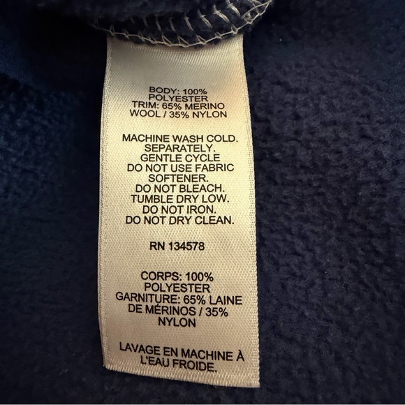 Vineyard Vines Women’s Sherpa SuperShep Color Block Small Navy/White - Picture 8 of 10